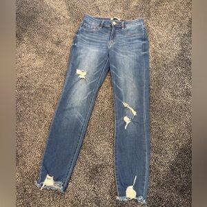 Refuge Distressed Straight Leg Women's Jeans